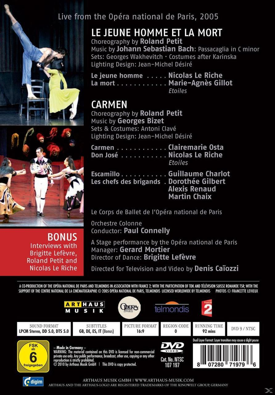 VARIOUS, Orchestre Colonne, Ballet De L Opera De Paris - Le Jeune Homme Et La Mort  - (DVD)