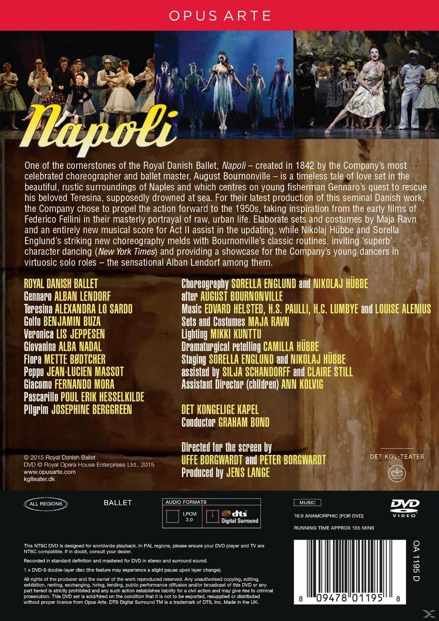 VARIOUS, The Royal Det Kapel Ballet, - NAPOLI - Kongelige Danish (DVD)
