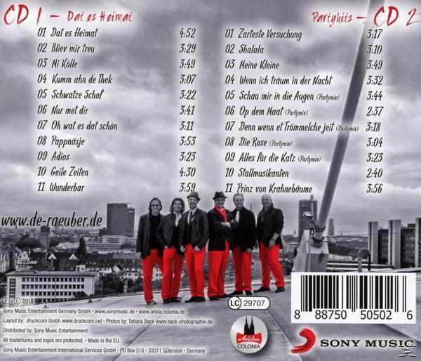 Die Räuber - Dat Es Heimat-25 Jahre  - (CD)