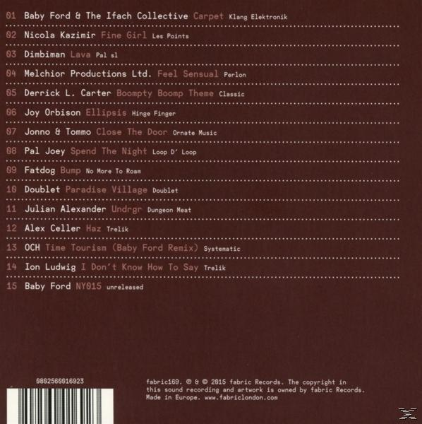 CD-hoes met tracklist. Lichtbruine achtergrond. Tekst geeft artiesten en songtitels weer.