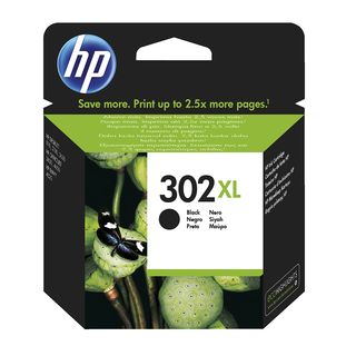 HP 302XL Tintenpatrone Schwarz (F6U68AE)