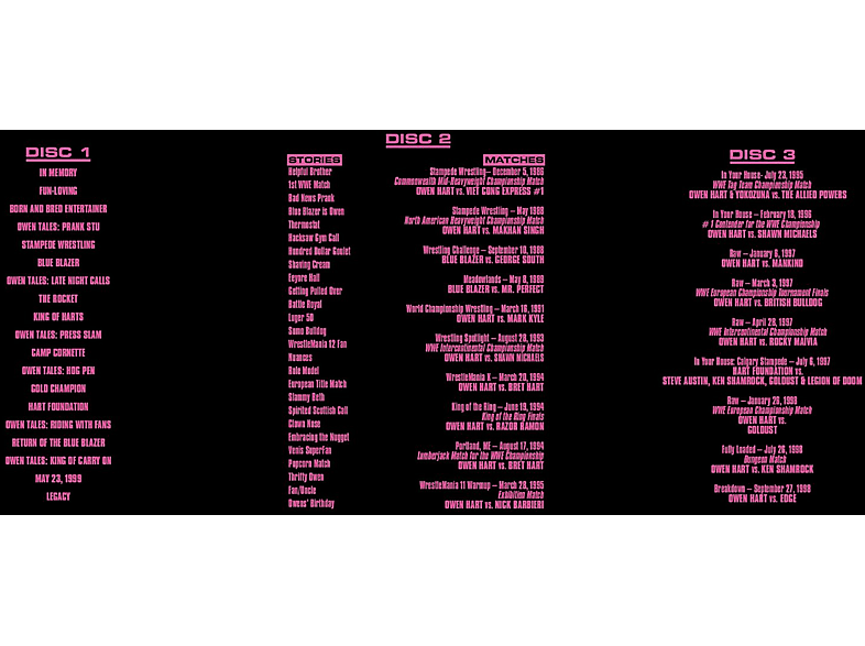 Thumbnail - Owen Hart - of Gold Blu-ray