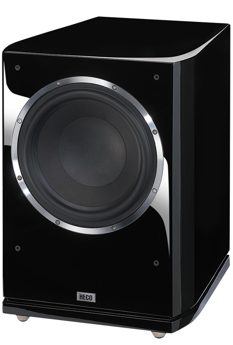 HECO CELAN GT SUB 322A Subwoofer, Piano Schwarz