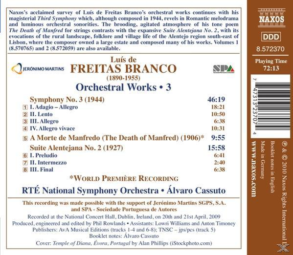 Alvaro Cassuto, Rte Nso, Alvaro/rte Nso Cassuto - Sinfonie 3  - (CD)