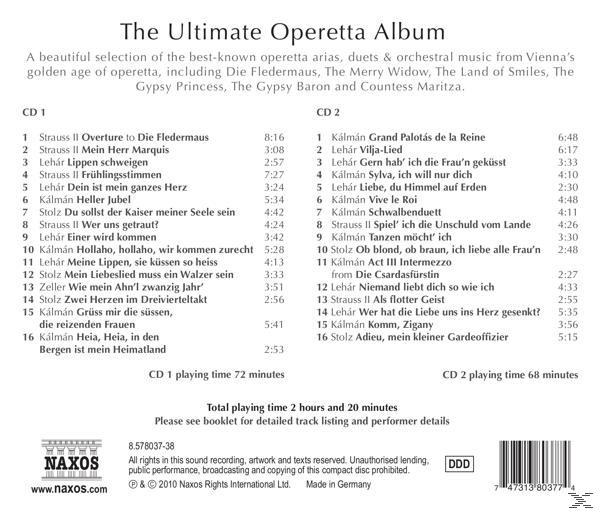 VARIOUS - The Ultimate Operetta Album  - (CD)