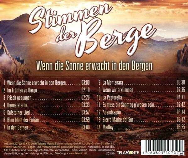 VARIOUS - Wenn Die Sonne Erwacht In Den Bergen  - (CD)