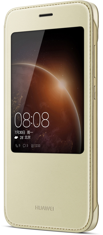 Huawei, Gold Flip HUAWEI Cover, View, G8,