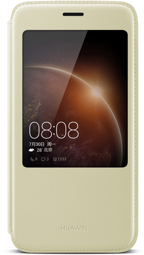 Huawei, Gold Flip HUAWEI Cover, View, G8,