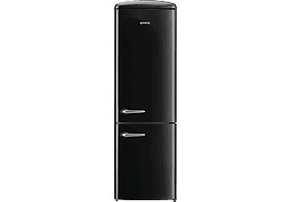 GORENJE ORK 192 BK Retro design hűtőszekrény, fekete