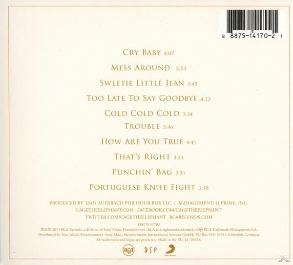Cage The - Tell (CD) Elephant I\'m Pretty Me 