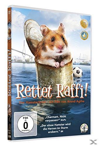DVD-Cover mit einem Hamster in einer Dose, Wasser, einem Fußball und Text.