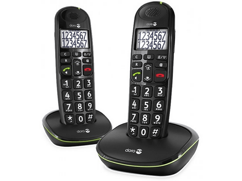 Doro Draadloze Telefoon Phoneeasy 110 Zwart Duo