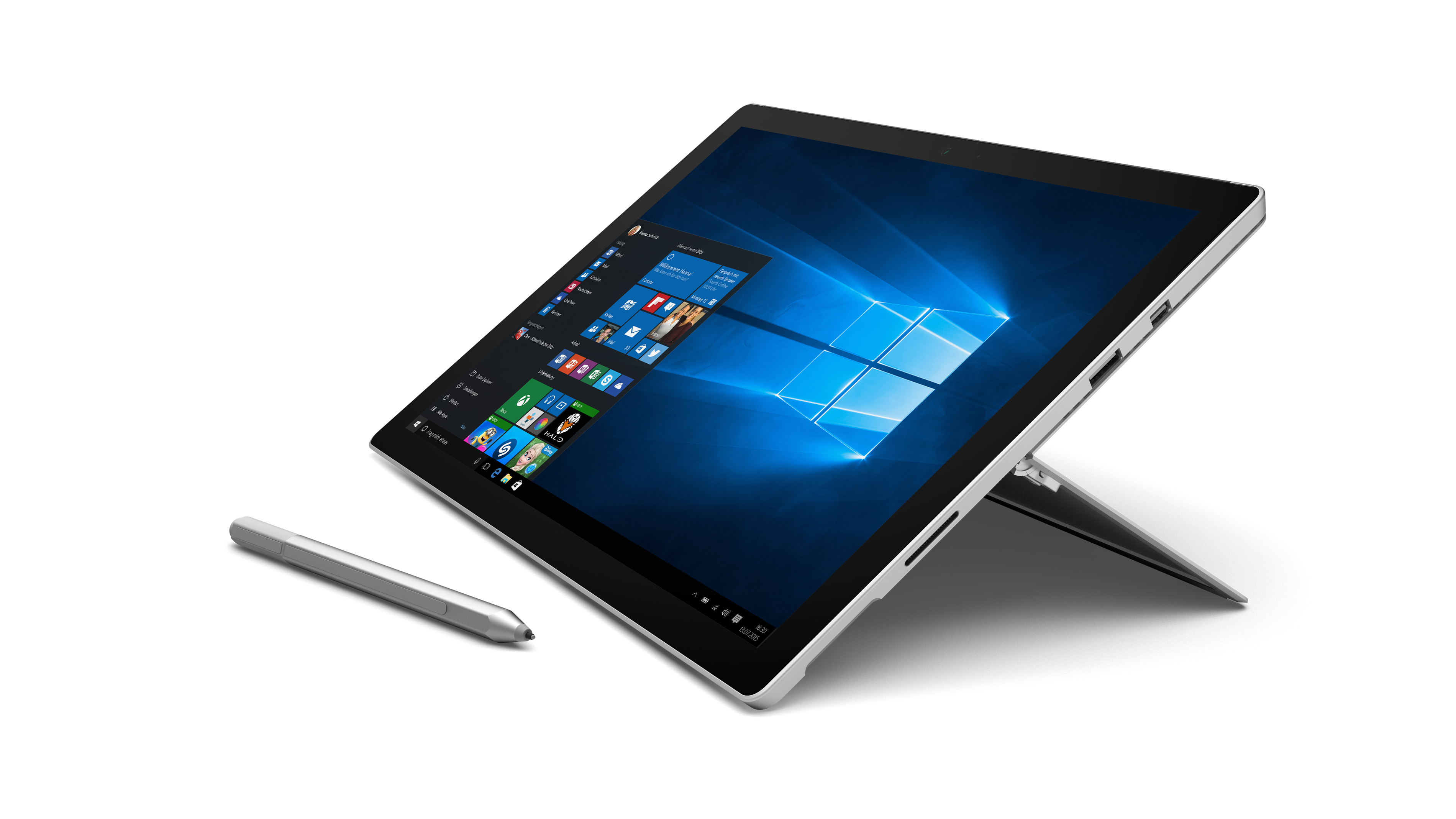 MICROSOFT Surface Pro 4 mit Surface-Stift (Pen) - 12,3 Zoll - Intel® Core™ m3 m3-6Y30 - 4 GB - 128 GB - Intel® HD 515 - Windows 10 Pro (64 Bit)