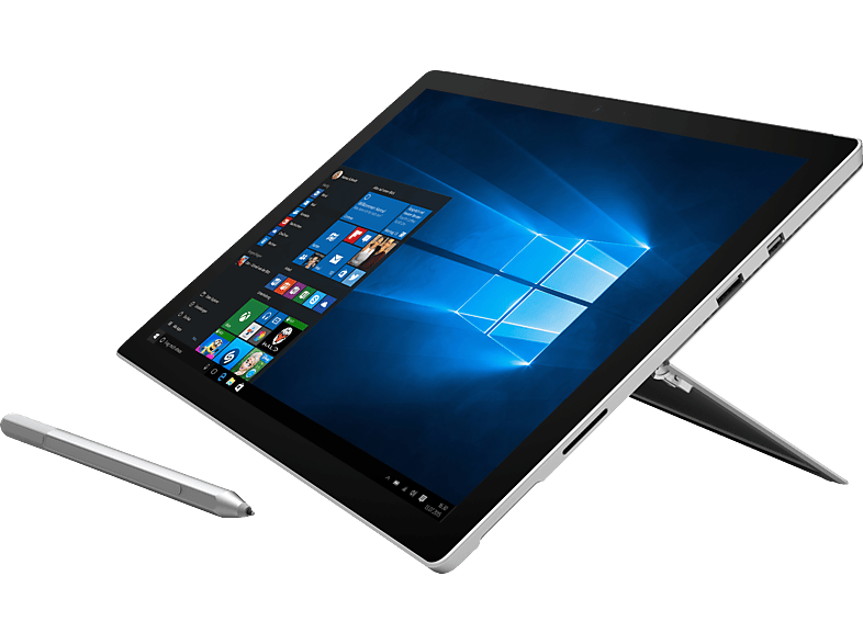 Microsoft Surface Pro 4 Convertible Mit 12 3 Zoll Display Core I7 Prozessor 16 Gb Ram 256 Gb Interner Speicher Intel Iris Grafik Silber Mediamarkt