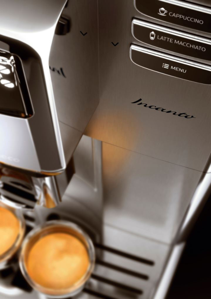 SAECO HD8917/01 Incanto Kaffeevollautomat Edelstahl/Schwarz