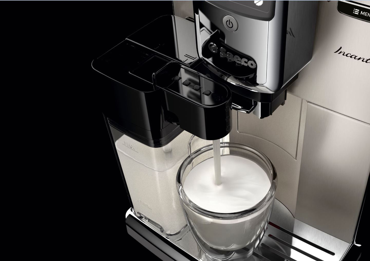 SAECO HD8917/01 Incanto Kaffeevollautomat Edelstahl/Schwarz