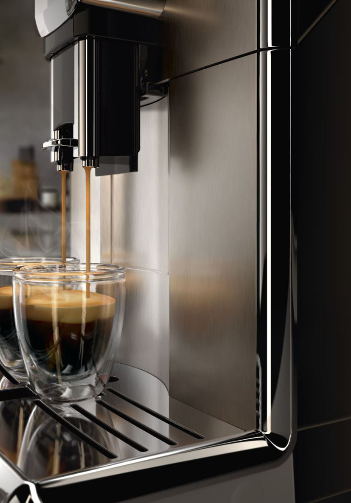 SAECO HD8917/01 Incanto Kaffeevollautomat Edelstahl/Schwarz