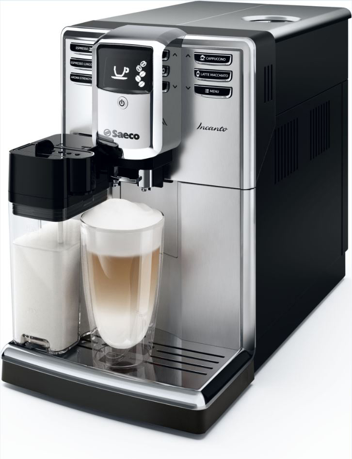 SAECO HD8917/01 Incanto Kaffeevollautomat Edelstahl/Schwarz