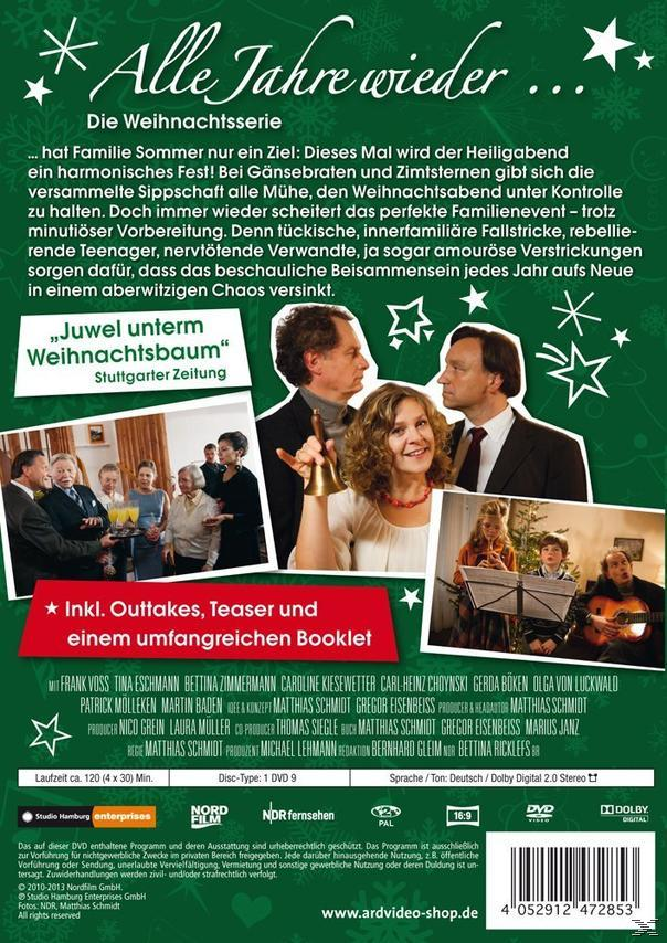 DVD-Cover. Menschen um einen Tisch. Text: Alle Jahre wieder...Weihnachten.
