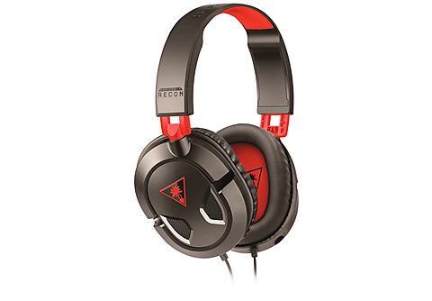 TURTLE BEACH Recon 50 Stereo Headset Schwarz/Rot, Over-ear Headset  Schwarz/Rot Gaming Headsets | MediaMarkt