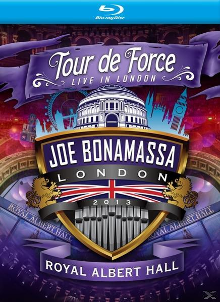 Blu-ray borító a 'Tour de Force' címmel, a koncert helyszínével és a művész nevével.