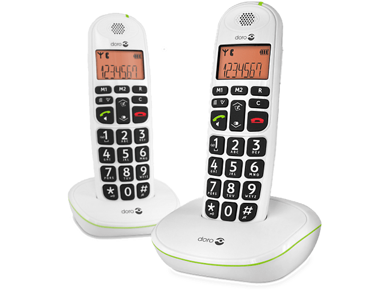 Doro Draadloze Telefoon Phoneeasy Duo Wit (100)