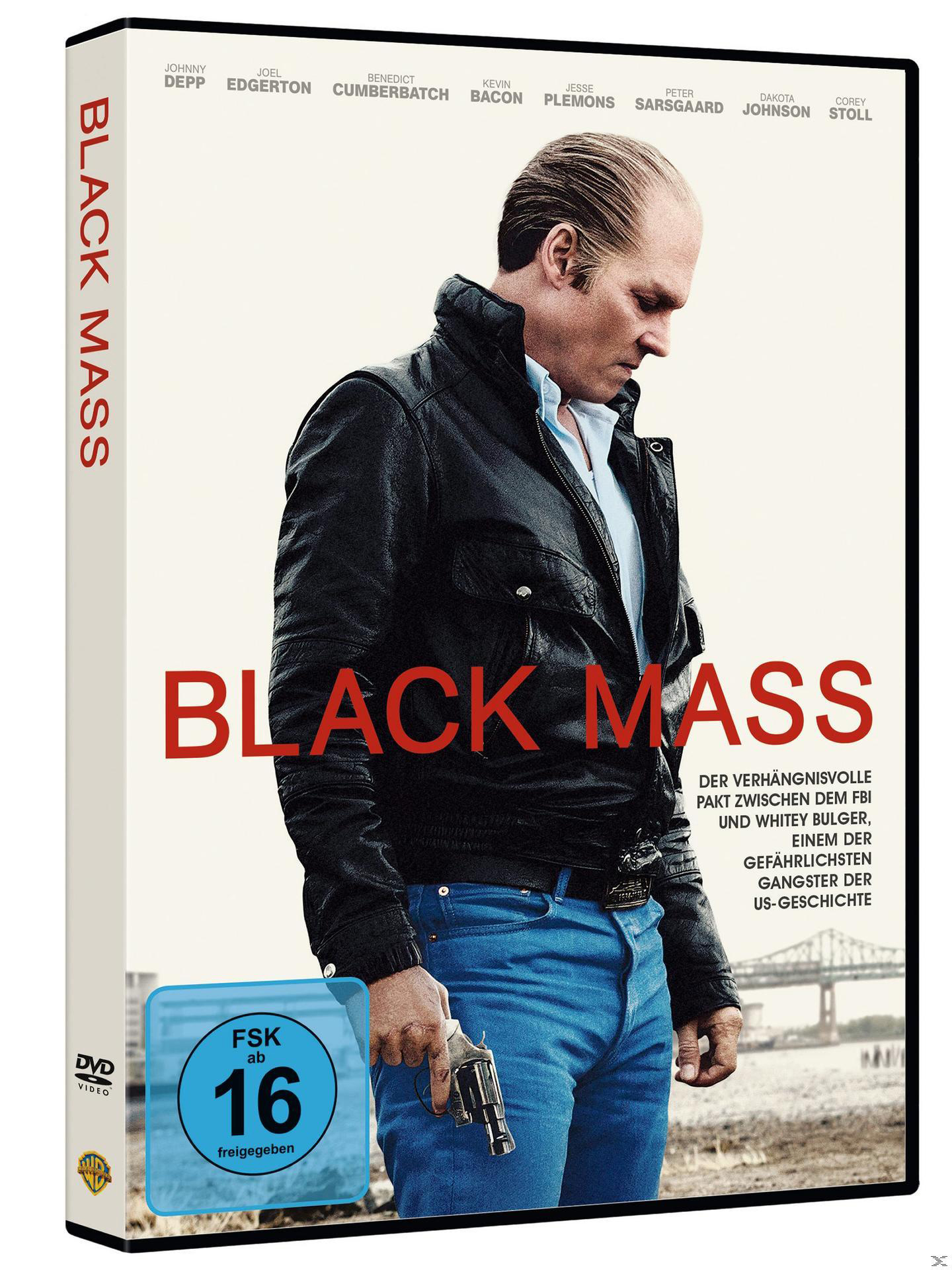 DVD-Cover mit Johnny Depp, einem Mann in schwarzer Jacke und Jeans.