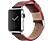 MONOWEAR Röd Läderrem med Matt Stålfäste 42mm