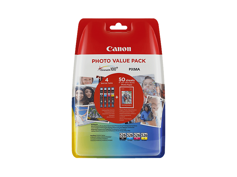 vervanging voor Canon PGI 525 & CLI 526 Multipack (4529B001