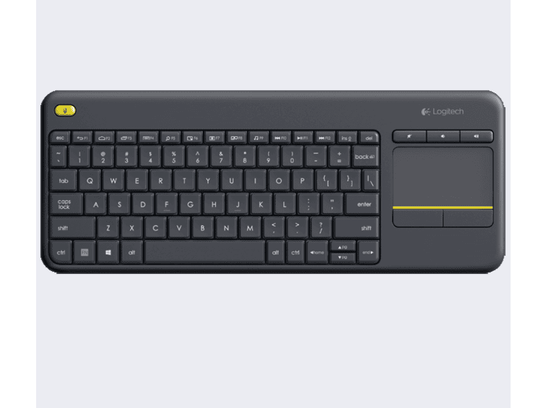 LOGITECH-K400-Plus-Kablosuz-Touch-Klavye-Siyah