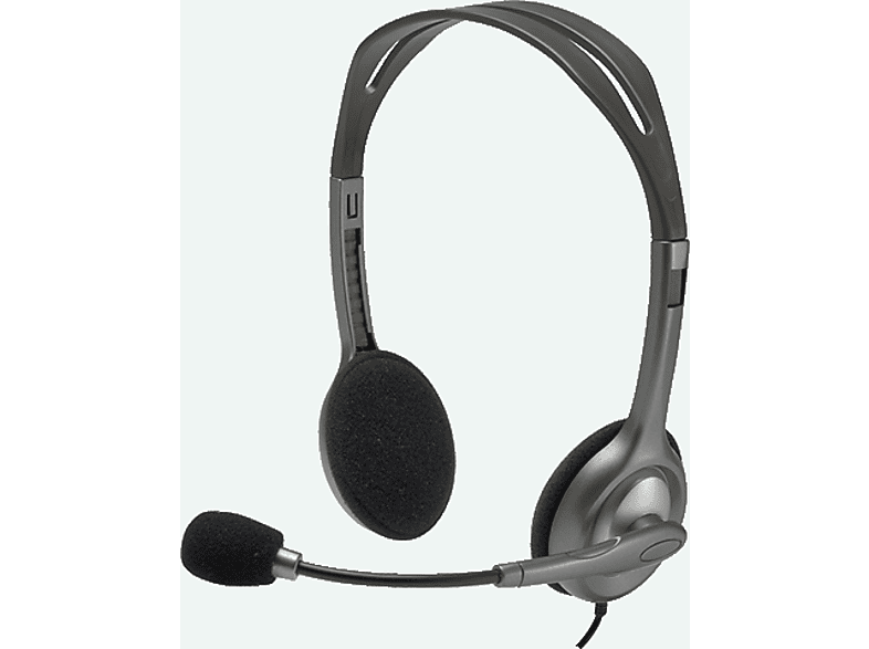 LOGITECH H111 Kablolu Stereo Kulaklık - Gri_0