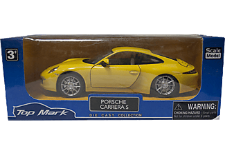 DIE CAST KZL TOP203 Porsche Metal Çek Bırak Araba Sarı
