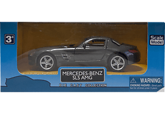 DIE CAST KZL TOP307 Mercedes Benz SLG Çek Bırak Araba Gri