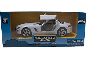 DIE CAST KZL TOP307 Mercedes Benz SLG Çek Bırak Araba Beyaz