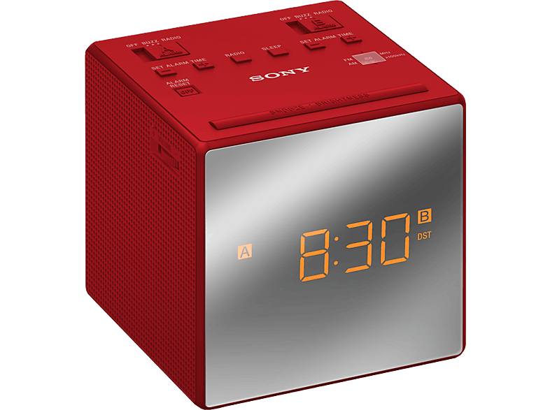 SONY MPE ICF-C1T wekkerradio Rood (ICFC1TR.CED)