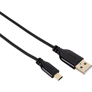 HAMA 74248 - Mini-USB-Kabel (Schwarz, silber)