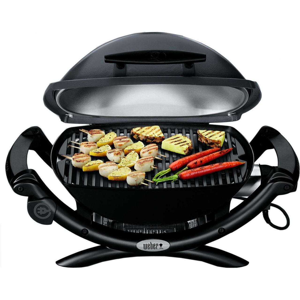 WEBER Q 1400 Elektrikli Mangal Koyu Gri