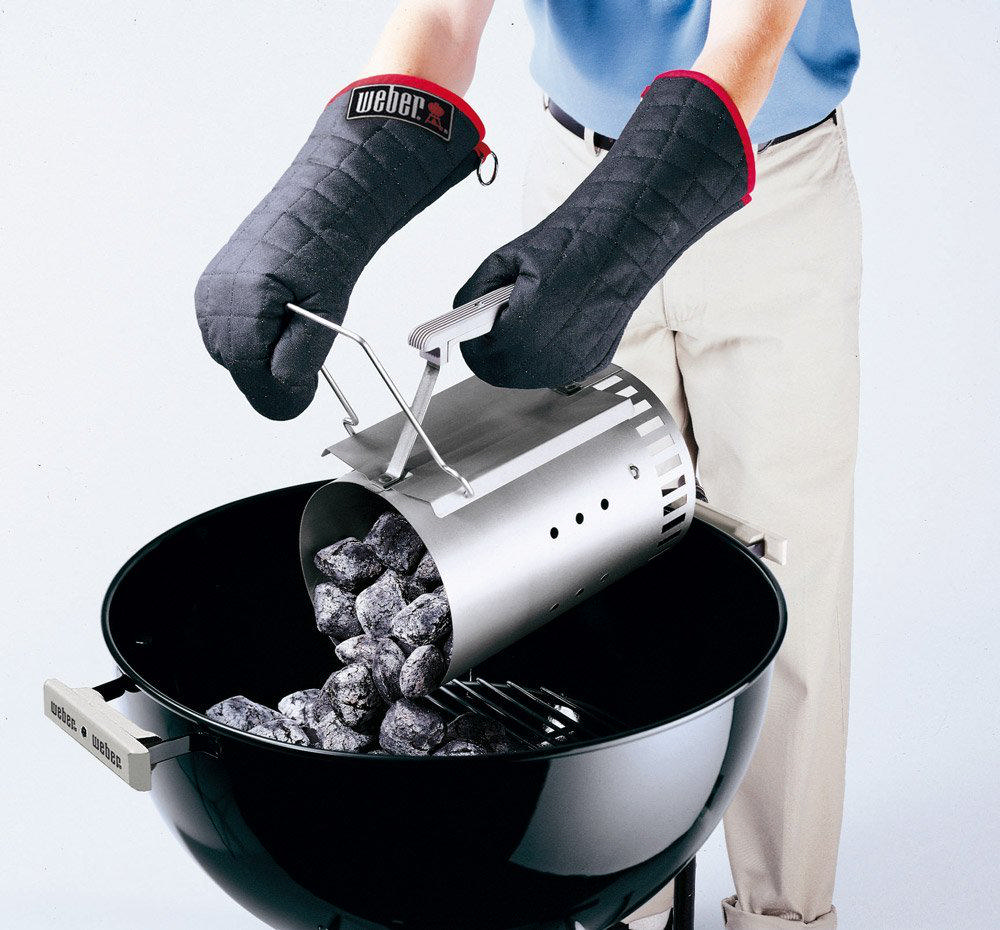WEBER Tutuşturma Seti: Tutuşturma Bacası + 2 kg Long Lasting Premium Briketi