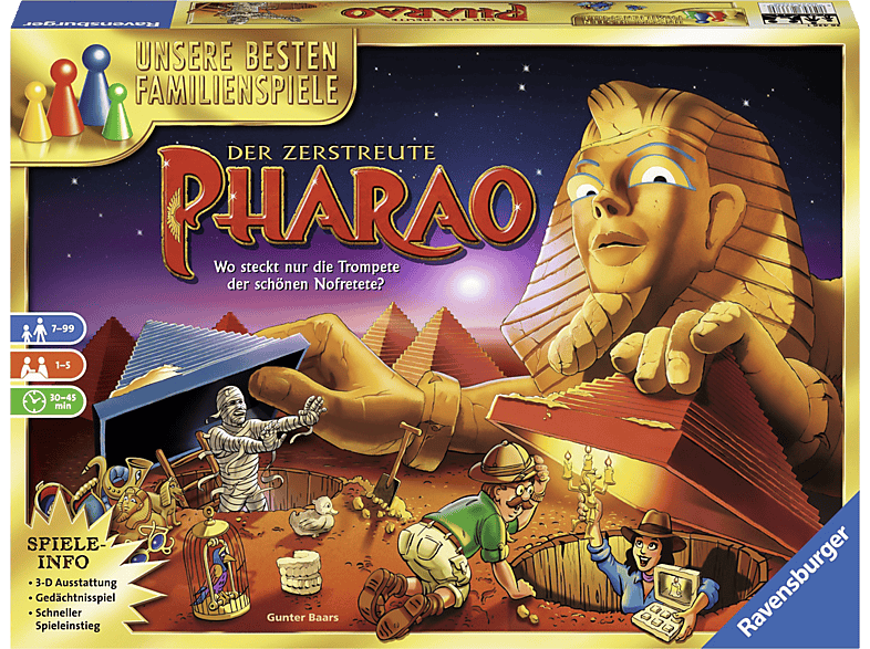 Pharao zerstreute Mehrfarbig RAVENSBURGER Der 266562