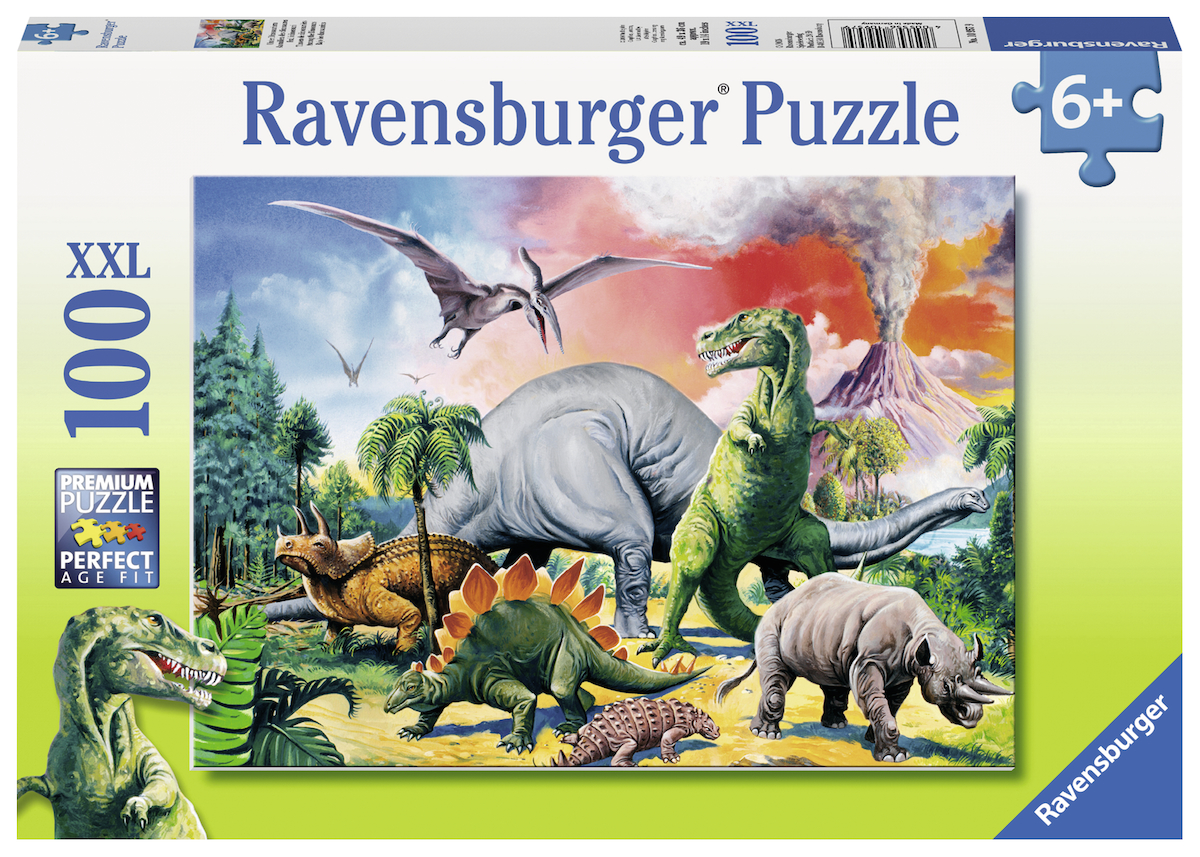RAVENSBURGER Uner Dinosauriern Puzzle Mehrfarbig