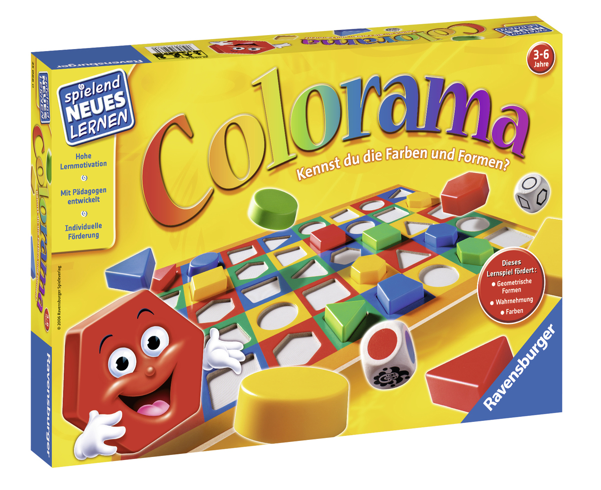 RAVENSBURGER 249213 Colorama Gesellschaftsspiel Mehrfarbig