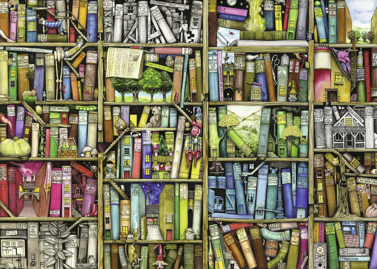 RAVENSBURGER 191376 Magisches Bücherregal