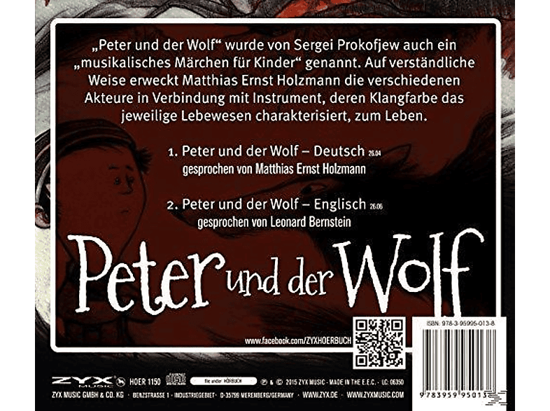 Thumbnail - Gelesen Von Matthias Holzmann - Peter und der Wolf (CD)