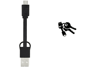 ENERGIZER POCKETMCBK2 Siyah USB To Micro USB Data + Şarj Kablosu