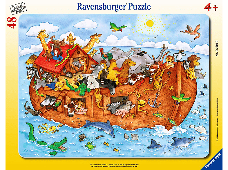 RAVENSBURGER 66049 Noah Mehrfarbig Die Puzzle große Arche