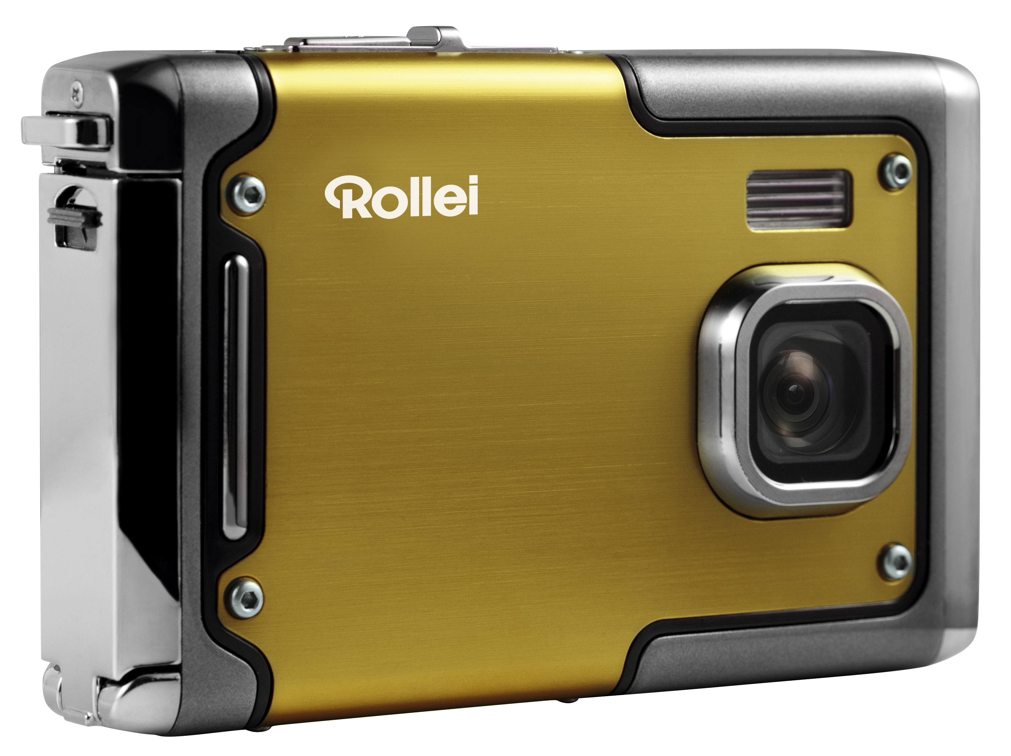 ROLLEI Sportsline 85 Digitalkamera Gelb, Nein opt. Zoom, TFT-Display
