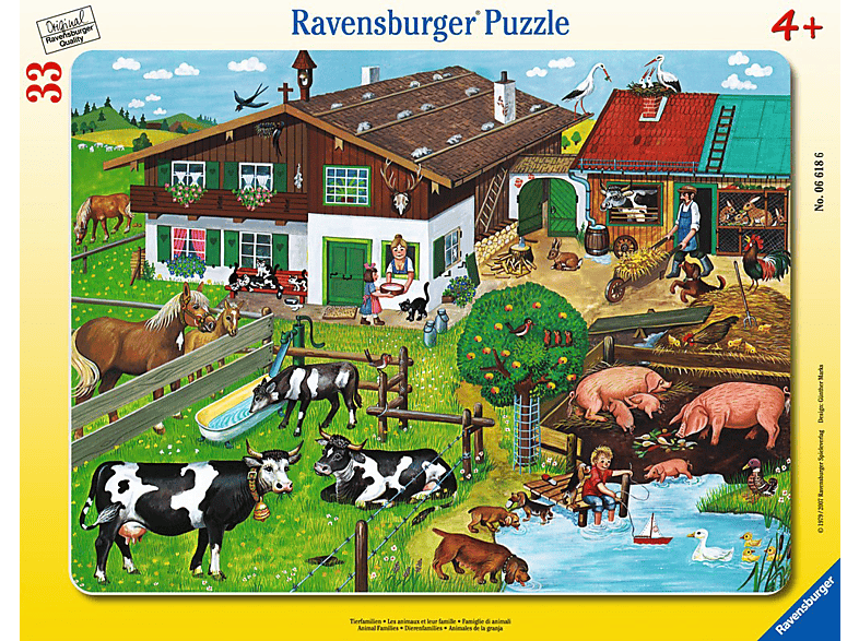 RAVENSBURGER 66186 Puzzle Mehrfarbig