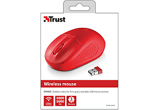 TRUST 20787 Primo Kablosuz Mouse Kırmızı_4