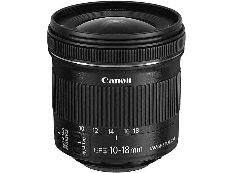 CANON Groothoeklens EF-S 10-18mm F4.5-5.6 IS STM (9519B005AA)