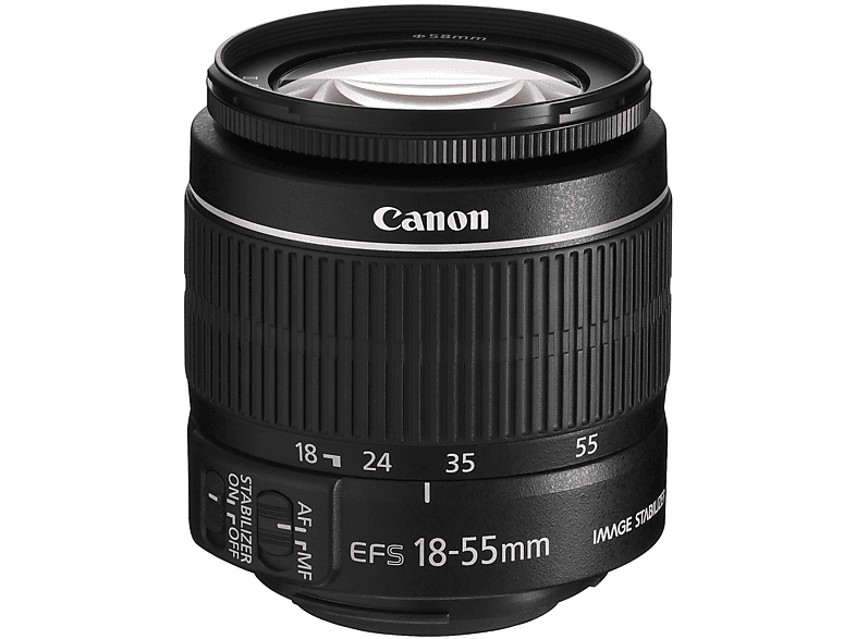 CANON Standaardlens EF-S 18-55mm F3.5-5.6 IS II (5121B005)